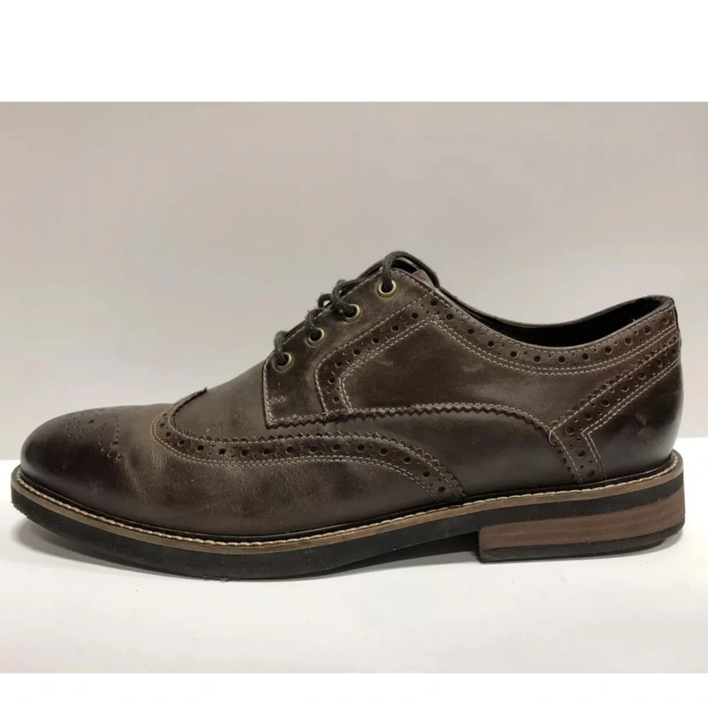 Nunn Bush Men’s Oakdale Wingtip Oxford Dress Shoes, Size 12 M
